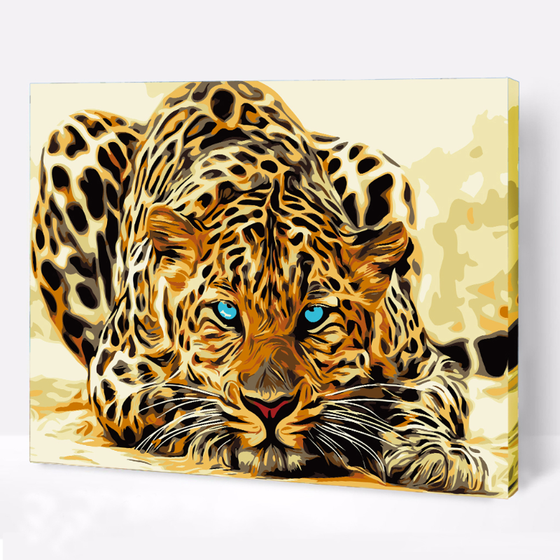 Kit Paint by number Leopardo africano | WC1025  Main Image